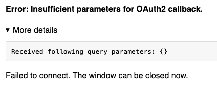 Working Local Callback